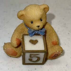 Vintage Cherished Teddies Block Gold 5